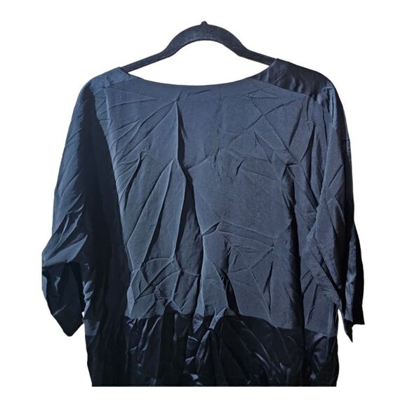 EILEEN FISHER Mixed Media Silk Tunic - Size Small - Picture 4 of 9